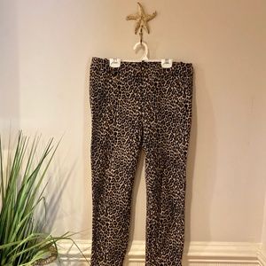 J Crew Winnie Leopard Print Pant